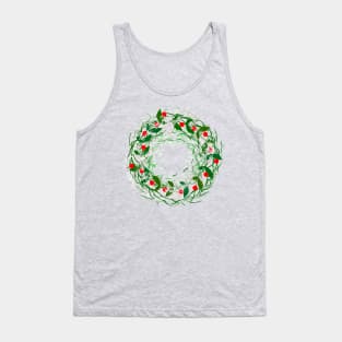 White Wreath Tank Top